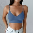 thumbnail image 2 of Sngxgn Womens V Neck Camisole Tank Top Strap Sleeveless T Shirt Casual Loose Vest Blouse(Blue,One Size), 2 of 7