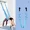 Blue, variant on Aerial Yoga Strap Pull Rope Woman Hammock Stretch Leg Splits Trainer Female Gym Belt Aerial Hammock Swing Stretching Inversion