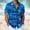 Sky Blue, variant on Coorders George Men’s Short Sleeve Hawaiian Button-Down Shirt, Tropical Print Button-downs Vacation Shirts ,Big and Tall L-Multicolor,Size L