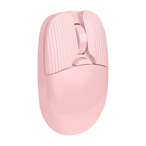 UHUYA Wireless Mouse Makaron Bluetooth Dual Mode Silent Wireless Mouse with Multiple Colors Available for Office, Home and Business Use Pink