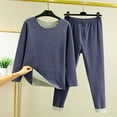 thumbnail image 3 of Xudanell Boys Winter Outfits Teenagers Warm Underwear Fleece Lined Boys Thermals Base Layer Kids Clothes Navy 17 Years, 3 of 3