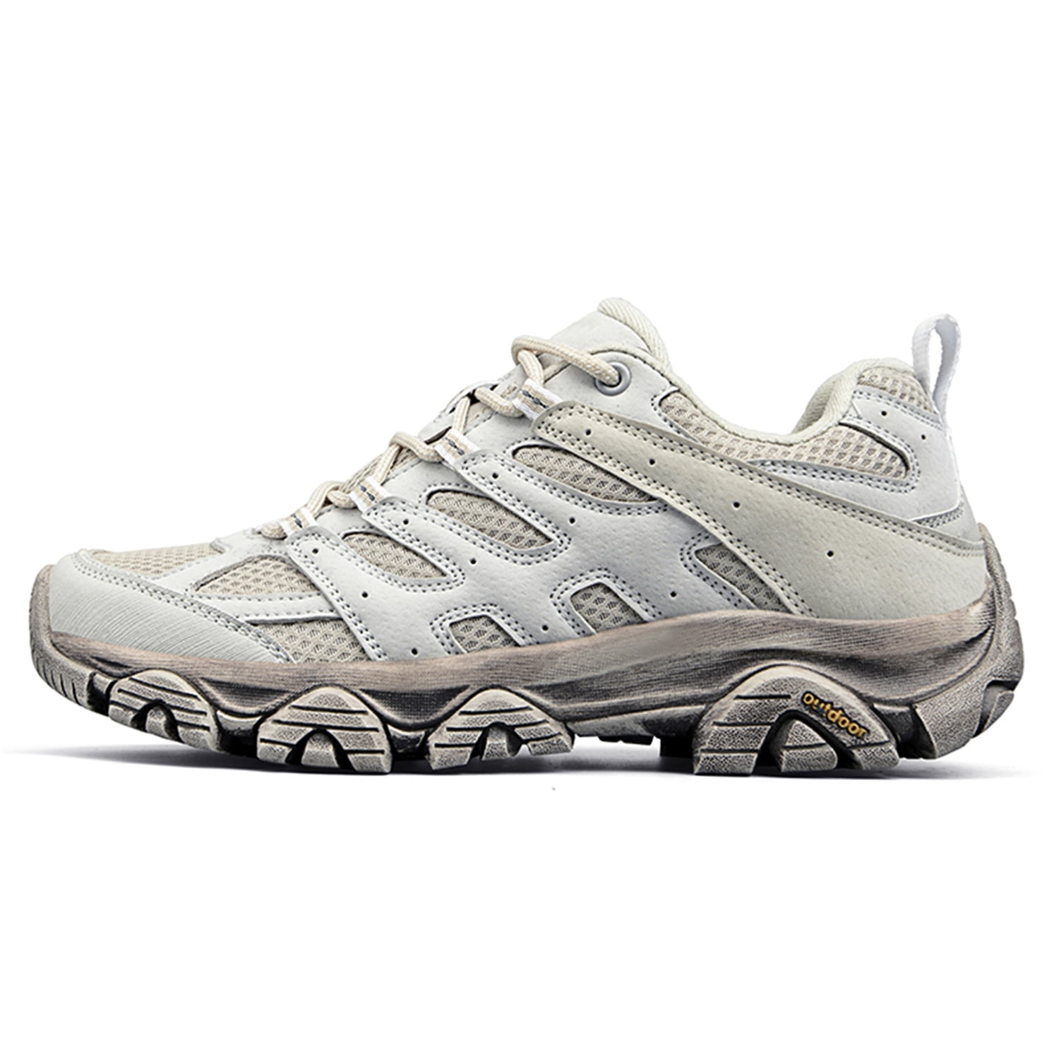 YOURDIARY Mens Gym Shoes Thick Sole Lace-Up Hiking Shoes Sports Running Sneakers