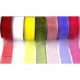 thumbnail image 2 of Black Organza Sheer Ribbon-25 Yards X 5/8 Inches, 2 of 3