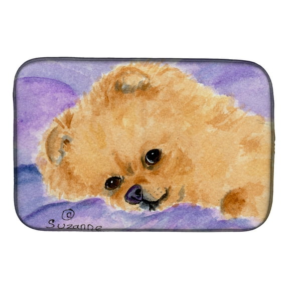 Pomeranian Dish Drying Mat
