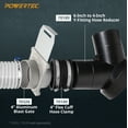 thumbnail image 4 of POWERTEC Dust Collector Y-Fitting | 6-Inch to 4-Inch Hose Reducer for Woodworking Dust Collection System (70189), 4 of 6