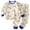 Dark Blue, variant on TTUHYWXI Baby Girl Clothes 6 12 18 24 Months 2T 3T 4T 5T Fall Boys Girls 2 Piece Outfits Fall Children Top Sweatpants Casual Sets Clothing Sets Homewear & Dailywear Set