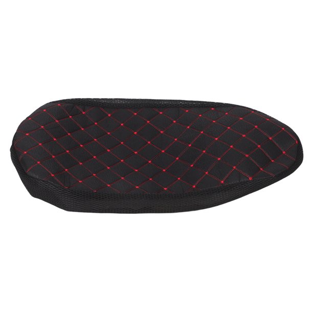 unbranded Funda Transpirable Para Asiento De Motocicleta En Cuero PU Con Protector Térmico Y Universal