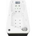 thumbnail image 2 of Hudson Bay HBSL 1-Person Hot Tub with 19 Therapy Jets and Digital Controls – White Acrylic Interior and Mocha Exterior Cabinet - Ideal for Indoor/Outdoor - Small and Portable Spa, 2 of 5