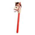 thumbnail image 4 of Rongfmy Cheval Bâton Gonflable Bâton Coloré Cheval Bâton Jouet pour Cowboy Cowgirl Brun, 4 of 9