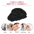 thumbnail image 6 of KLL Chemistry Formulas Pattern Shower Cap & Bath Cap for Women,Reversible Oversized Waterproof Shower Caps for all Hair Lengths,Elastic Reusable Bathing Hair Cap, 6 of 6
