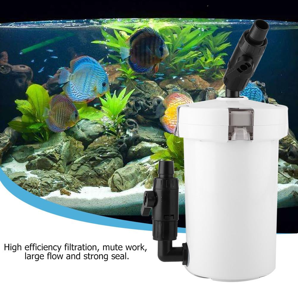 FAGINEY Aquarium Fish Tank External Canister Filter with Pump Table
