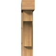 thumbnail image 2 of Ekena Millwork 7 1/2"W x 30"D x 34"H Westlake Block Smooth Bracket w/ Offset Brace, Western Red Cedar, 2 of 25
