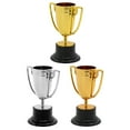 thumbnail image 7 of Kisangel 3pcs Mini Trophy Cups Plastic Award Trophies for Sports Competition, 7 of 7