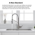 thumbnail image 2 of Kraus Bolden 18" Commercial Single Handle Kitchen Faucet w/ Pull Down Sprayhead, 2 of 12