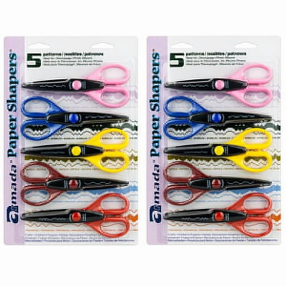 Paper Shapers Decorative Scissors Set, Assorted Color - Set of 2
