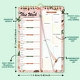 thumbnail image 4 of Meal Planner Notebook 8.5x11”, 50 Sheets Magnetic, Double Helix Meal & Grocery List, Wall-Mountable Menu Planner for Daily & Weekly Plan, 4 of 8