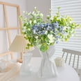 thumbnail image 1 of Artificial Flowers And Leaves Indoor And Outdoor Decorations Home Office Bouquets Centerpieces Wedding Decorations 12 Stems In A Bundle, 1 of 6