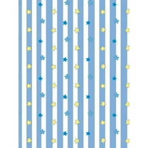 Stars and Stripes Removable Vinyl Wallpaper By Fisher-Price - Blue