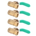thumbnail image 3 of Threaded Ball Valve,4pcs 1/4in Female Thread Plumbing Supplies Water Pipe Valve High-End Performance, 3 of 8