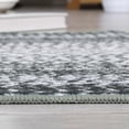thumbnail image 2 of TROPOW Washable Area Rugs Modern Braided Print Rug Washable Rug Soft Bedroom Rug Non-Slip Non-Shedding Floor Carpet Low Pile Foldable Thin Rug for Dining Room Home Office Nursery, 2 of 7
