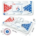 thumbnail image 5 of Livhil 71" x 31" Adult Pong Inflatable Pool Game White, 5 of 10