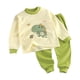 thumbnail image 4 of Cowsor 2 Piece Pajamas Set Kids Sleepwear Cartoon Printed Nightwear Cotton Long Sleeve Shirt Pants Loungewear, 4 of 5