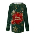 thumbnail image 5 of Lroveb Christmas Shirts for Women Holiday Tops Long Sleeve Faux V Neck T Shirt Xmas Tree Snowflakes Graphic Top Loose Blouse Graphic T Shirts, 5 of 5