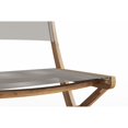 thumbnail image 5 of Lucas Teak Outdoor Folding Chair in Taupe, 5 of 5