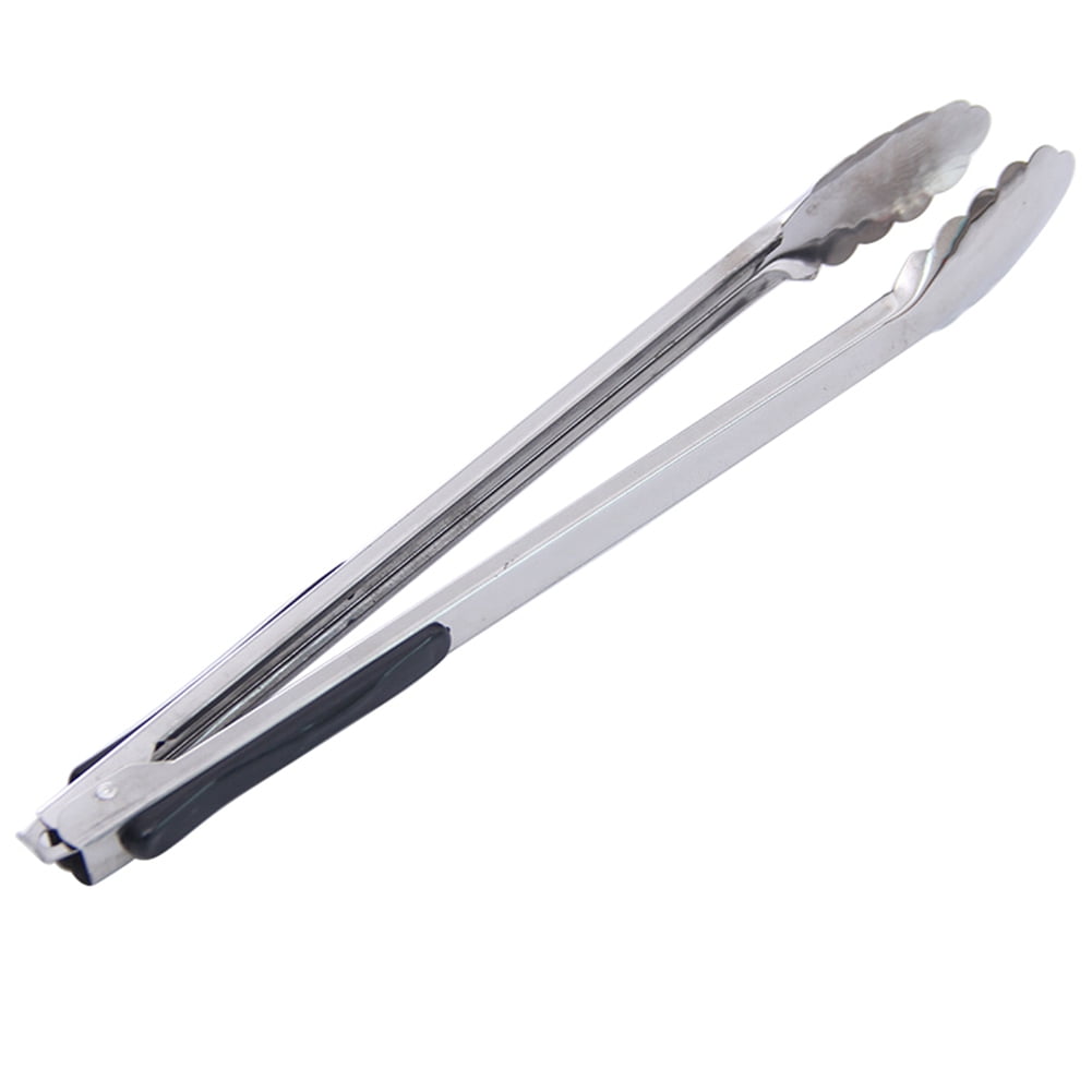 One opening Kitchen Tong Heat Resistant Stainless Steel Food Tongs for