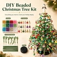 thumbnail image 2 of Vyadriel DIY Beaded Christmas Tree Kit Holiday Craft Set with Colorful Beads Ornament Charms, 2 of 9