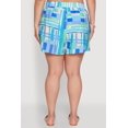 thumbnail image 4 of Womens Plus Size Trendy Patterned Crepe Knit Shorts, 4 of 4