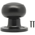 thumbnail image 4 of Flat Black Dummy Door Knobs, Non Turning Round Single Dummy Door Knobs Handles for Closet French Door,10 Pack, 4 of 9