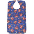 thumbnail image 1 of 78x44cm Waterproof Adult Meal Eating Drinking Bib Protector Easy On/Off Apron, 1 of 10