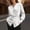 White women plus size wrap blouse a1, variant on Women Plus Size Long Sleeve Wrap Blouse Fall Winter Elegant Casual Satin V Neck Tunic Tops Loose Flowy Shirts for Dressy Work Office Outfits, White 3XL