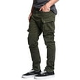 thumbnail image 2 of Men's Big Cargo Pocket Pants DL1065 - Olive - 32/30 - G13E, 2 of 4