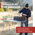 thumbnail image 3 of Camp Chef VersaTop Grill, FTG250, Tabletop Propane Stove and Flat Top Griddle, 3 of 5