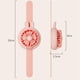 thumbnail image 2 of Ventilador de Pulsera 300mAh Mini Pulsera para Niños Multifunción Portátil con Ventilador Modelo de Reloj con Luz de Respiración, Rosa, 2 of 5