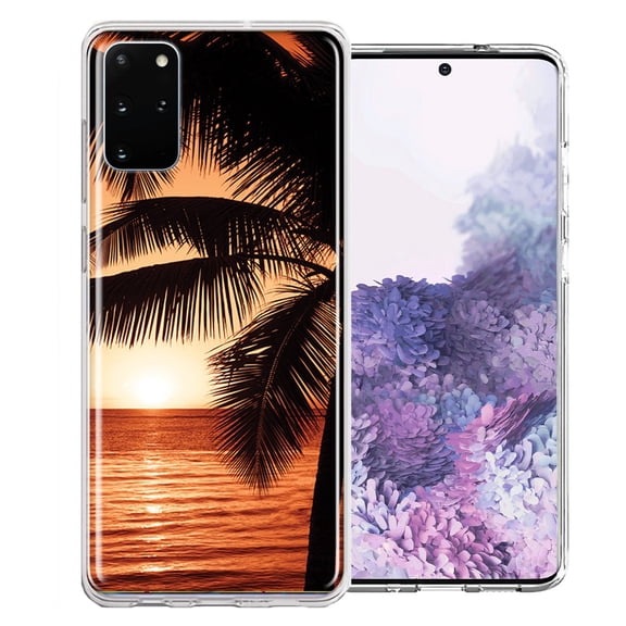 MUNDAZE For Samsung Galaxy S20 Paradise Sunset Design Double Layer Phone Case Cover