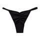 thumbnail image 4 of Gibobby Bragas Bikini Elásticas Ropa interior mujer Traceless Low Rise Thin Ribbon Ice Sexy Transpirable Secado rápido Pantalones triangulares para mujer （Negro， XL), 4 of 5