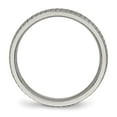 thumbnail image 4 of Auriga Fine Jewelry Titanium and Textured 4mm Band for Men Size 7.5, 4 of 7