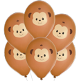 thumbnail image 5 of 10 piezas de 12 pulgadas de animales salvajes de la jungla, suministros para fiestas, decoraciones de cumpleaños, globos blancos de látex, globos de animales para fiestas de cumpleaños infantiles, 5 of 5