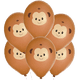 thumbnail image 5 of 10 piezas de 12 pulgadas de animales salvajes de la jungla, suministros para fiestas, decoraciones de cumpleaños, globos blancos de látex, globos de animales para fiestas de cumpleaños infantiles, 5 of 5