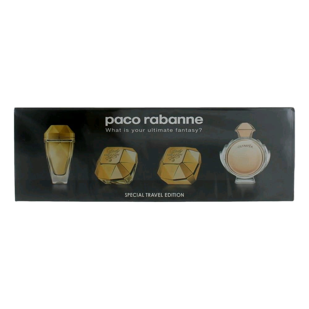 Paco Rabanne Paco Rabanne by Paco Rabanne, 4 Piece Mini Variety Set Paco Rabanne Paco Rabanne by Paco Rabanne, 4 Piece Mini Variety Set