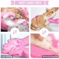 thumbnail image 2 of Guantes de aseo para mascotas para baño y depilación, cepillo para perros y gatos, guante de fregado de baño, guantes de silicona para mascotas para desprendimiento, suministros de accesorios de, 2 of 7