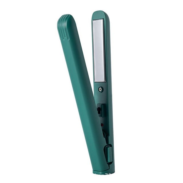 Mini rizador de pelo con interfaz USB para mujer, rizador de pelo liso, doble propósito, inalámbrico, portátil, para dormitorio de estudiantes disponible
