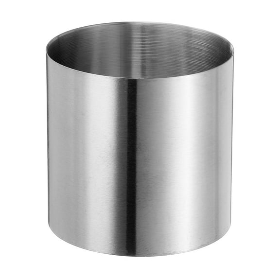 Round Cake Ring 2 x 2 Inch Stainless Steel Pastry Mousse Dessert Ring for Baking Cooking Making Tool