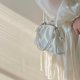 thumbnail image 5 of Bolso Noche Con Clip en La Nube para Mujer Bolso Boda para Fiesta Con Cadena Exquisita (blanco), 5 of 9