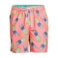 thumbnail image 2 of No Boundaries Men's & Big Men's 7" Printed Swim Trunks, 2 of 4