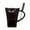A-1-Coffee, variant on Fondue Cup, Elegant Heating Cups, Mini Chocolate Cups, Built in Heating Function Cups, Personal Fondue Mugs, Weddings & Birthdays Mugs Black 3.27x4.33 In (1Pcs)
