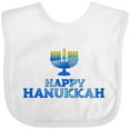 thumbnail image 3 of Inktastic Happy Hanukkah with Menorah Boys or Girls Baby Bib, 3 of 4